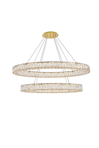 Monroe LED Light Oversized Chandelier by Elegant - 3503D40