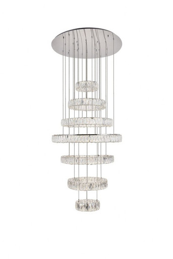 Monroe  LED Light Large 7 Tier Chandelier by Elegant - 3503G34