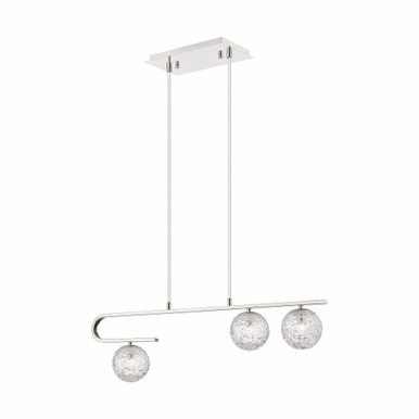 Barrington 3 Light Cord Hung Island 31.5 Inch Wide by Innovations - 320-3I-G320-5