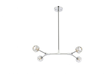 Zayne 4 Light Large Pendant by Elegant - 3508D30
