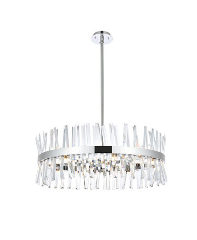 Serephina 16 Light Large Round Chandelier by Elegant - 6200D32