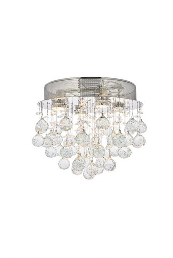 Galaxy 4 Light 14 Inch Wide Steel Flush Mount by Elegant - V2006F14