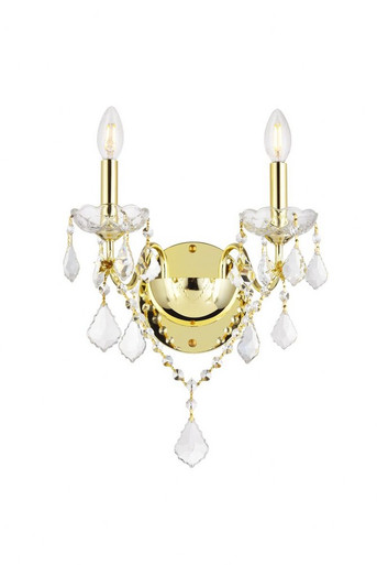 St Francis 2 Light Wall Sconce by Elegant - V2015W2