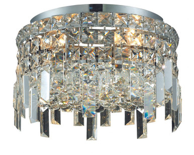 Maxime 4 Light 12 Inch Wide Flush Mount by Elegant V2031F12 - V2031F12