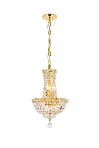 Tranquil 6 Light Medium Pendant 12 Inch Wide by Elegant - V2528D12