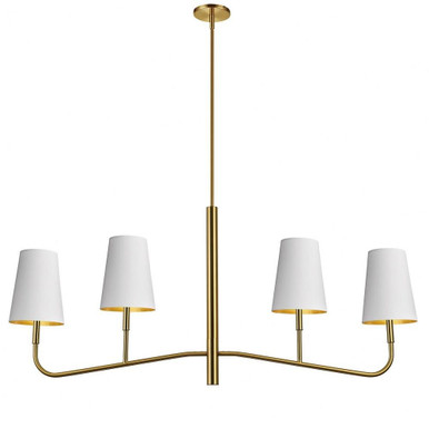 Eleanor 4 Light Oversized Chandelier by Dainolite ELN-534HC