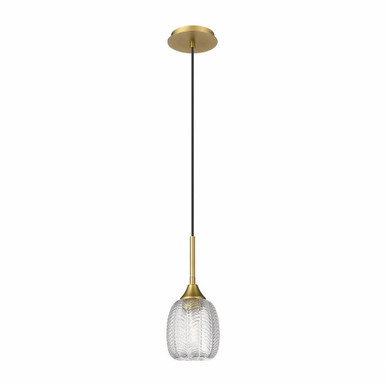 Berkshire 1 Light Cord Hung Pendant 12 Inch Tall by Innovations - 323-1P-G323-5