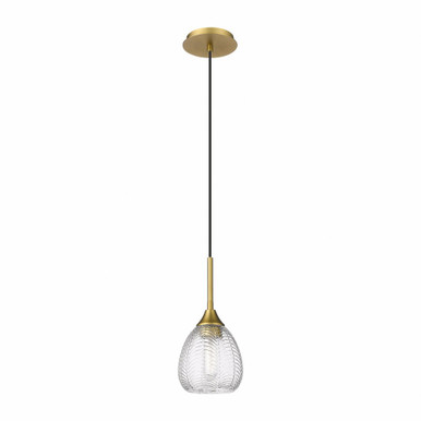 Berkshire 1 Light Cord Hung Pendant 11.5 Inch Tall by Innovations - 323-1P-G323-6