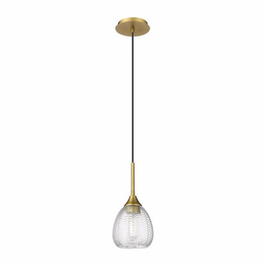 Berkshire 1 Light Cord Hung Pendant 11.5 Inch Tall by Innovations - 323-1P-G323-6