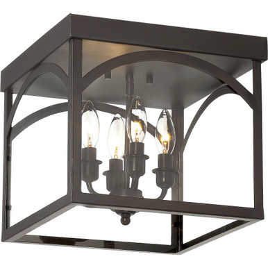 Garrett 4 Light 12.38 Inch Wide Flush Mount by Savoy House - 6-3058-4