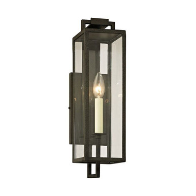 Beckham 1 Light Candle Style Outdoor Wall Mount by Troy - B61