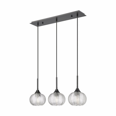 Berkshire 3 Light Cord Hung Island 28 Inch Wide by Innovations - 323-3I-G323-7