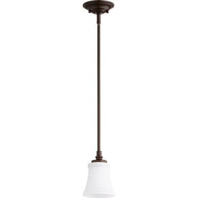 Rossington 1 Light Pendant 5.25 inches wide by 7 inches high by Quorum - 3122-SO