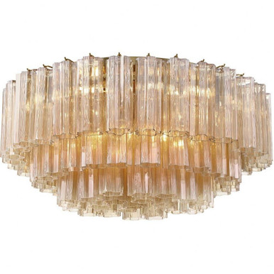Addis 16 Light Flush Mount 14.5 Inch Tall and 32 Inch Wide by Crystorama - ADD-331
