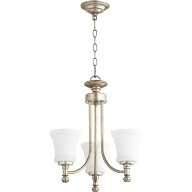 Rossington 3 Light Chandelier 18 inches wide by 19 inches high by Quorum - 6122-3-SO