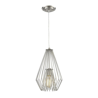 Quintus 1 Light Mini Pendant 15.75 x 9.25 Inches by Z Lite - 442MP