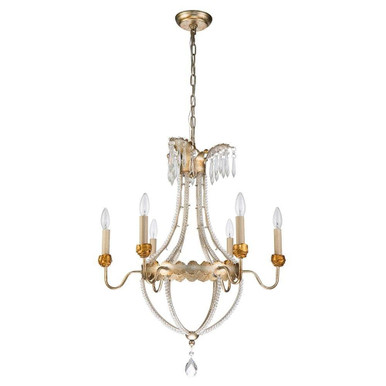 Lemuria 6 Light Medium Chandelier by Lucas and McKearn - CH1035-6