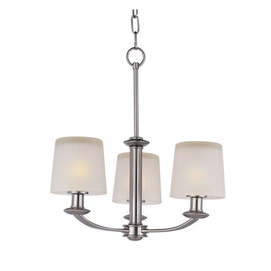 Finesse 3 Light Small Chandelier by Maxim - 21504FTSN
