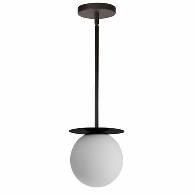 Burlat 1 Light Mini Pendant by Dainolite - BUR-51P-MB-WH