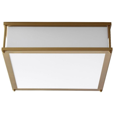 Profile 12.6W 2 LED 4.5 Inch Wide Steel Flush Mount by Oxygen - 3-683-40