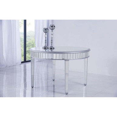 Contempo 47.5 Inch Round Dining Table by Elegant Decor - MF6-1008S