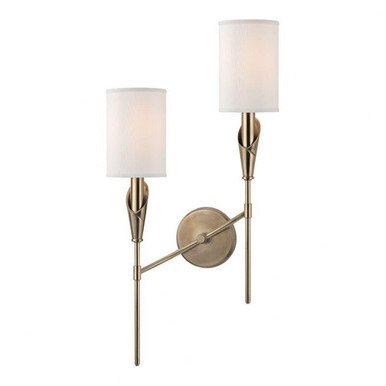 Tate 2 Light Left Wall Sconce 25.5 x 13 Inch by Hudson Valley - 1312L