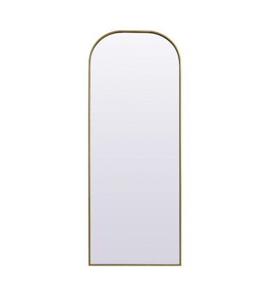 Blaire Metal Frame Arch Mirror 74 Inch Tall X 28 Inch Wide by Elegant Decor - MR1B2874