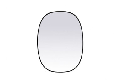 Brynn Metal Frame Oval Mirror 40 Inch Tall X 30 Inch Wide by Elegant Decor - MR2B3040