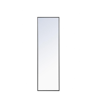 Eternity Rectangle Mirror 60 Inch X 18 Inch Wide MR4081BK by Elegant Decor - MR4081BK