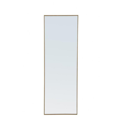 Eternity Rectangle Mirror 60 Inch X 18 Inch Wide MR4082BR by Elegant Decor - MR4082BR