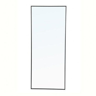 Eternity Rectangle Mirror 72 Inch X 30 Inch Wide MR4084BK by Elegant Decor - MR4084BK