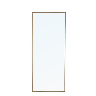 Eternity Rectangle Mirror 72 Inch X 30 Inch Wide MR4085BR by Elegant Decor - MR4085BR