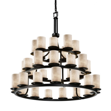 Clouds Dakota 36 Light Oversized 3 Tier Chandelier by Justice Design - CLD-8712-10