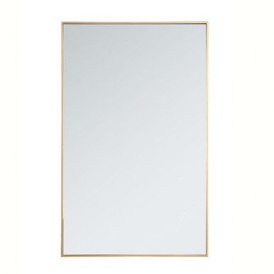 Monet Rectangular Mirror 48 Inch Tall and 30 Inch Wide by Elegant Decor - MR43048