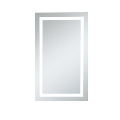 Nova Rectangular Mirror 40 Inch Tall and 24 Inch Wide by Elegant Decor - MRE-6004