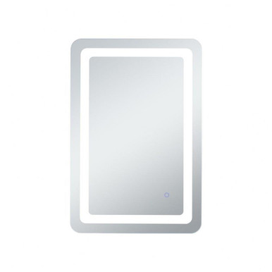 Genesis 24.2W LED Soft Edge Mirror 30 Inch X 18 Inch Wide by Elegant Decor - MRE31830
