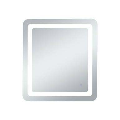 Genesis 29W LED Soft Edge Mirror 30 Inch X 24 Inch Wide by Elegant Decor - MRE32430