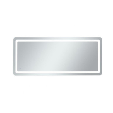 Genesis 35W LED Soft Edge Mirror 72 Inch X 30 Inch Wide by Elegant Decor - MRE33072