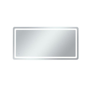 Genesis 33W LED Soft Edge Mirror 36 Inch X 72 Inch Wide by Elegant Decor - MRE33672