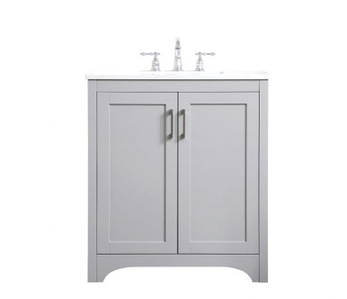 Moore 30 Inch Single Bathroom Vanity by Elegant Decor - VF17030
