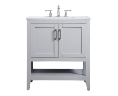 Aubrey 30 Inch Single Bathroom Vanity by Elegant Decor - VF16030