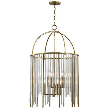 Lewis 6 Light Medium Chandelier by Hudson Valley - 2520-AGB