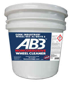 Cork's Wheel-eez® Al-Brite 3™ for Car Washes
• NONCORROSIVE • NO HF • NO ABF
Safe Wheel Cleaner that really works!

Use it just like a traditional wheel cleaner - spray on by hand or with automatic applicator and rinse off!  
This product may be diluted to meet specific Tunnel and In-Bay needs. 
Replacing corrosive wheel cleaners with our noncorrosive formula is better for the environment, 
And it’s also better for your bays - it's easier on car wash floors, conveyors, and fixtures. 

Highly Concentrated