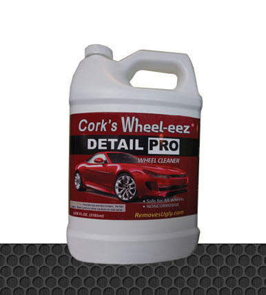 Cork's Wheel-eez® Wheel Cleaner offers superior cleaning for ALL WHEEL TYPES.