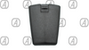 REMOTE CONTROL BATTERY COVER