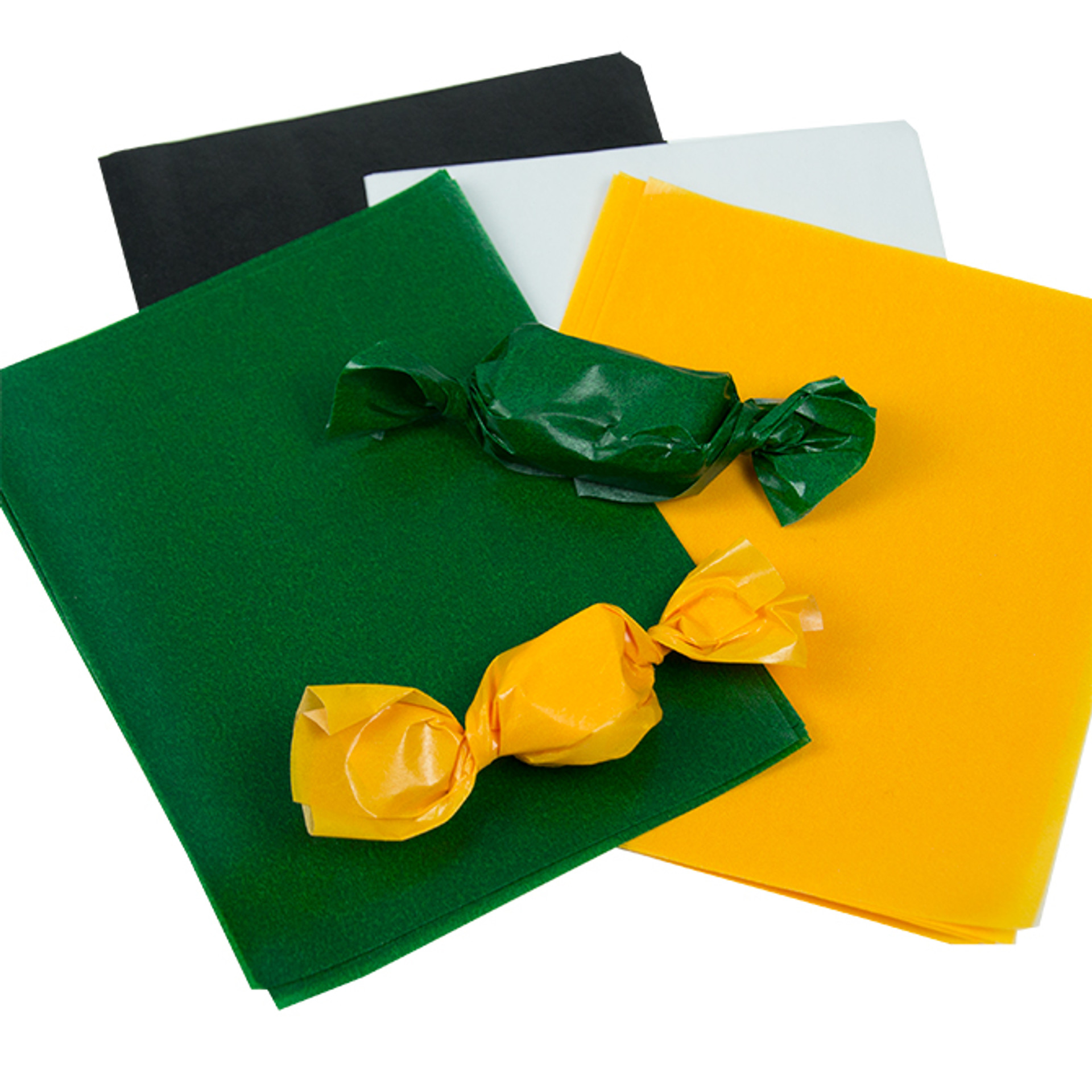 Green Caramel Wrappers, 100 Sheets