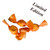 Apricot Mist Caramel Wrappers 4"x5" - 1 lb. pkg