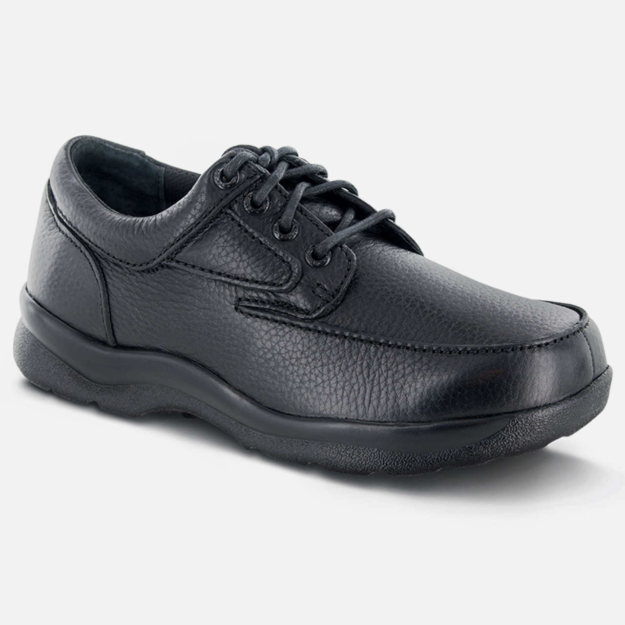 APEX Men's Ariya Moc Toe Dress Shoe - Black