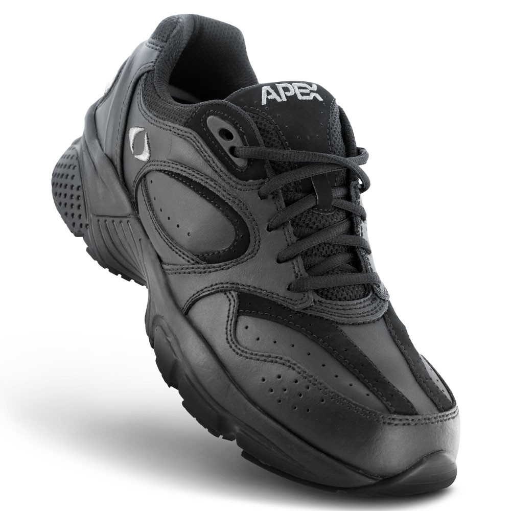 APEX Women's Lace Walking Shoe - X Last - Black