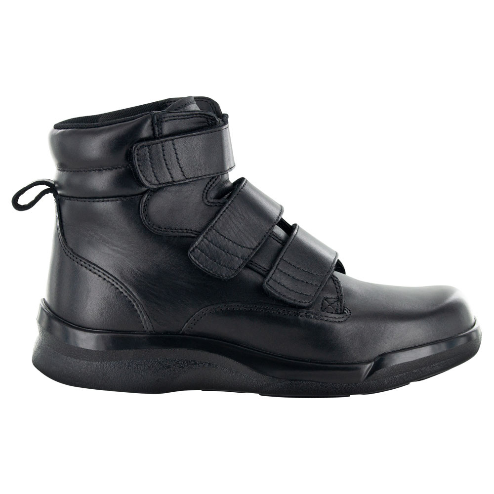 APEX Men's Biomechanical Triple-Strap Work Boot - Black